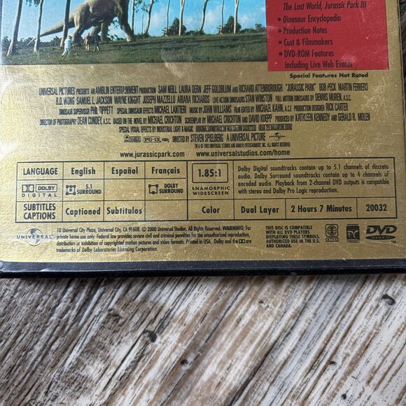 Jurassic Park Collector’s Edition DVD - Picture 3 of 7